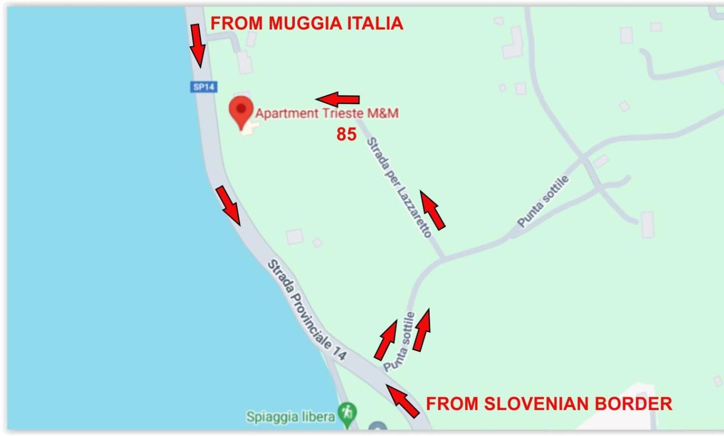 Apartment Trieste M&M Muggia Bagian luar foto